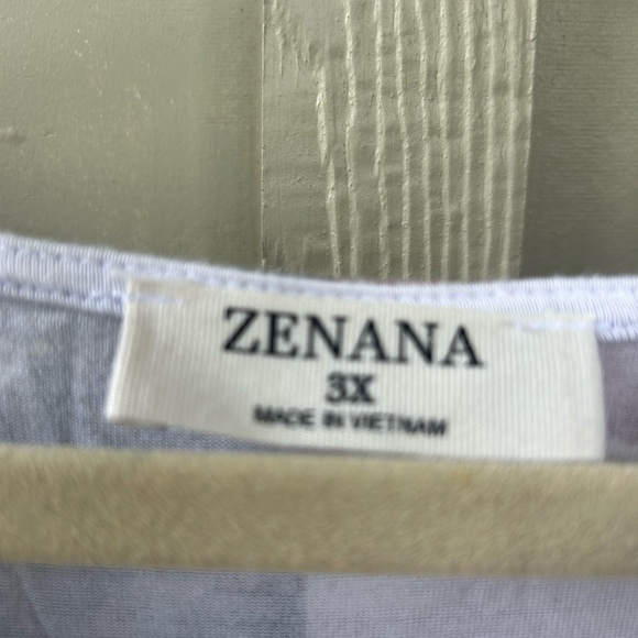 Zenana Red, White & Blue T-Shirt w/ rhinestones - Picture 3 of 5